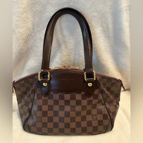 LOUIS VUITTON Damier Ebene Verona PM Satchel Bag